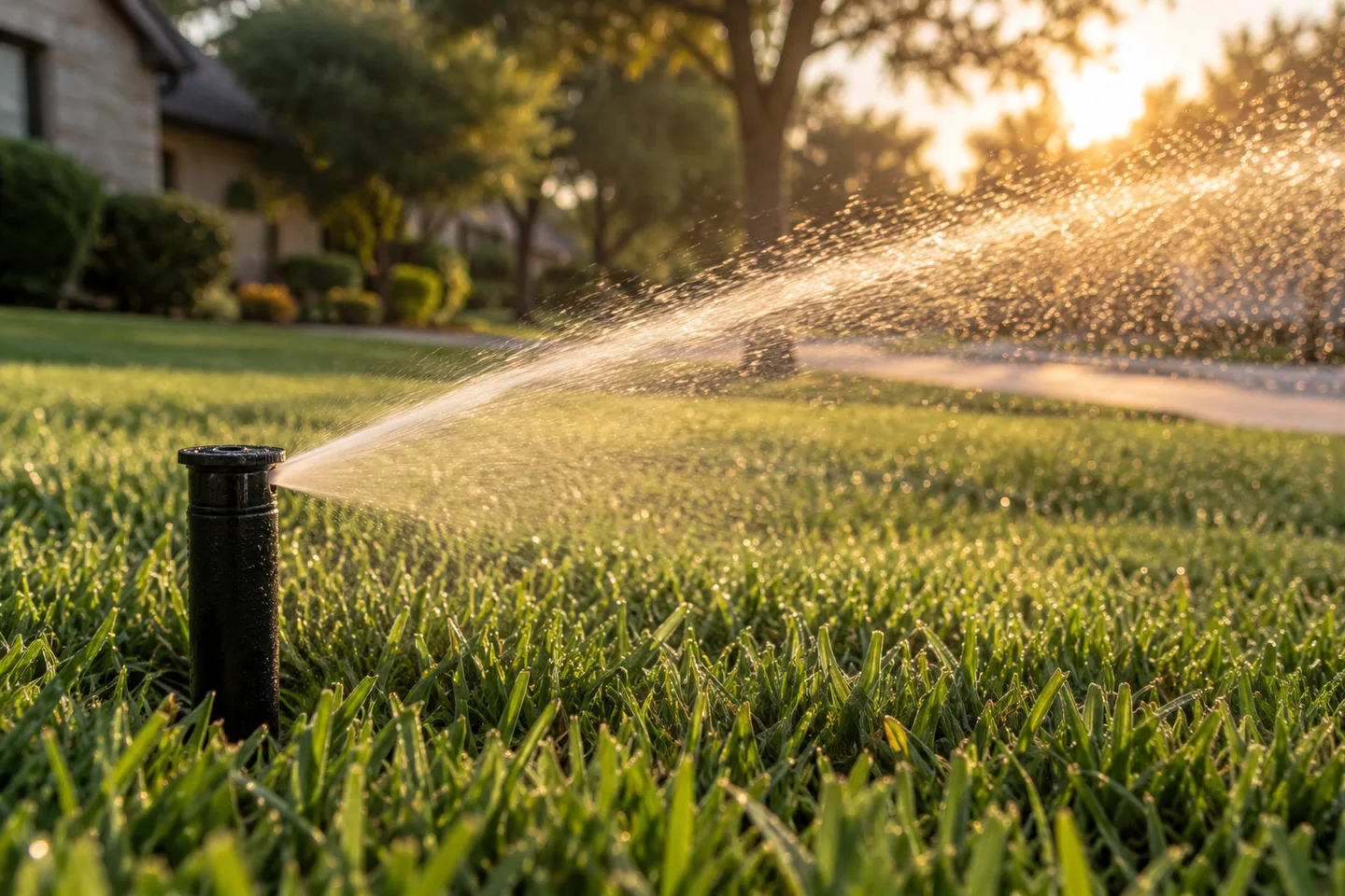 How Should I Set My Sprinklers for Texas Summer?